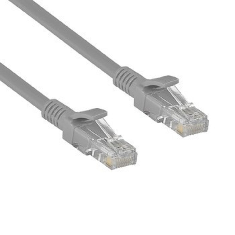 Exegate EX282011RUS Патч-корд медный UTP-RJ45-RJ45-5e-CU-1M-GY, UTP, cat.5e, 1м, серый