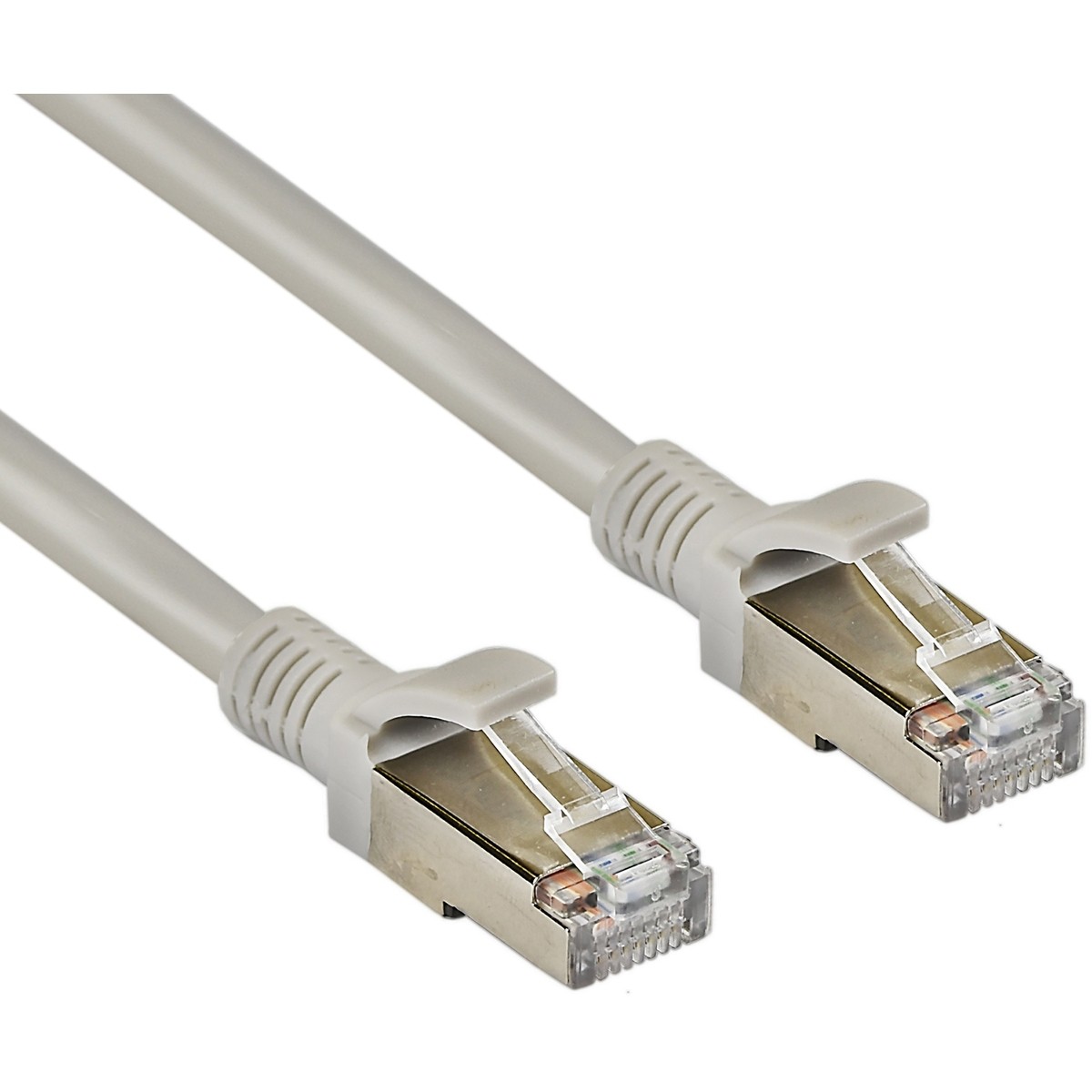 Exegate EX282000RUS Патч-корд медный FTP-RJ45-RJ45-C5e-CU-5M-GY, FTP, cat.5e, 5м, серый