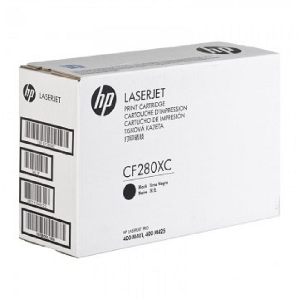 HP Картридж CF280XC 80X лазерный увеличенной емкости (6900 стр) (белая корпоративная коробка)