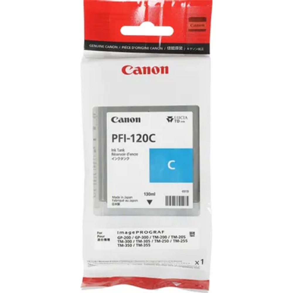 Canon PFI-120 Cyan (130 ml for ТМ-series) арт. 2886C001