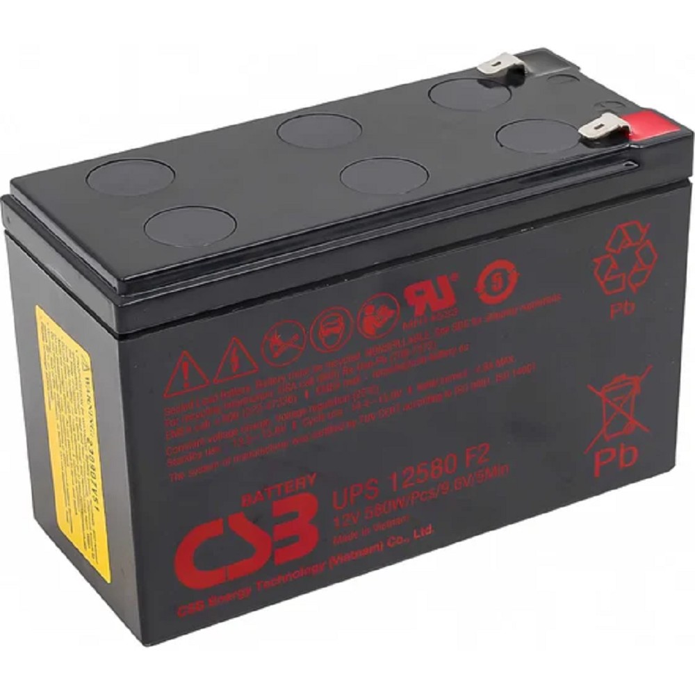 CSB Батарея UPS12580 (12V 9.4Ah) арт. UPS12580 F2