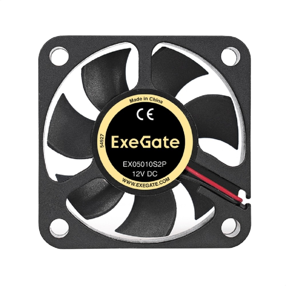 Exegate EX283365RUS Вентилятор ExeGate EX05010S2P, 50x50x10 мм, подшипник скольжения, 2pin, 4500RPM, 24dBA