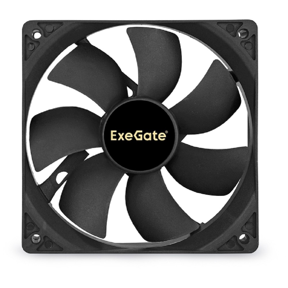 Exegate EX283387RUS Вентилятор ExeGate ExtraPower EP12025H3P, 120x120x25 мм, гидродинамический, 3pin, 1800RPM, 27dBA