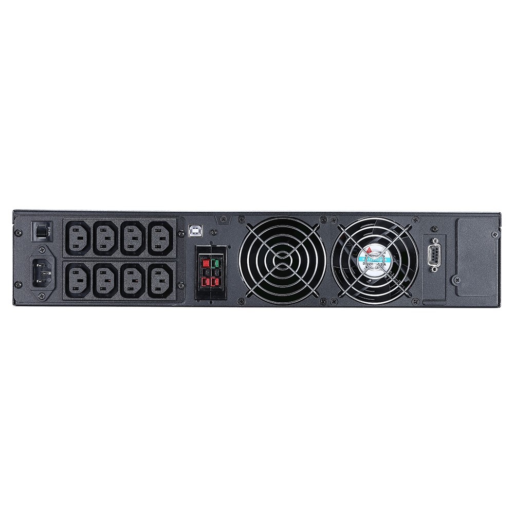 Powercom MACAN SE, On-Line, 1000VA/1000W, Rack/Tower, 8*IEC320-C13, LCD, Serial+USB, SmartSlot, подкл. доп. Батарей (1076118) арт. MRT-1000SE