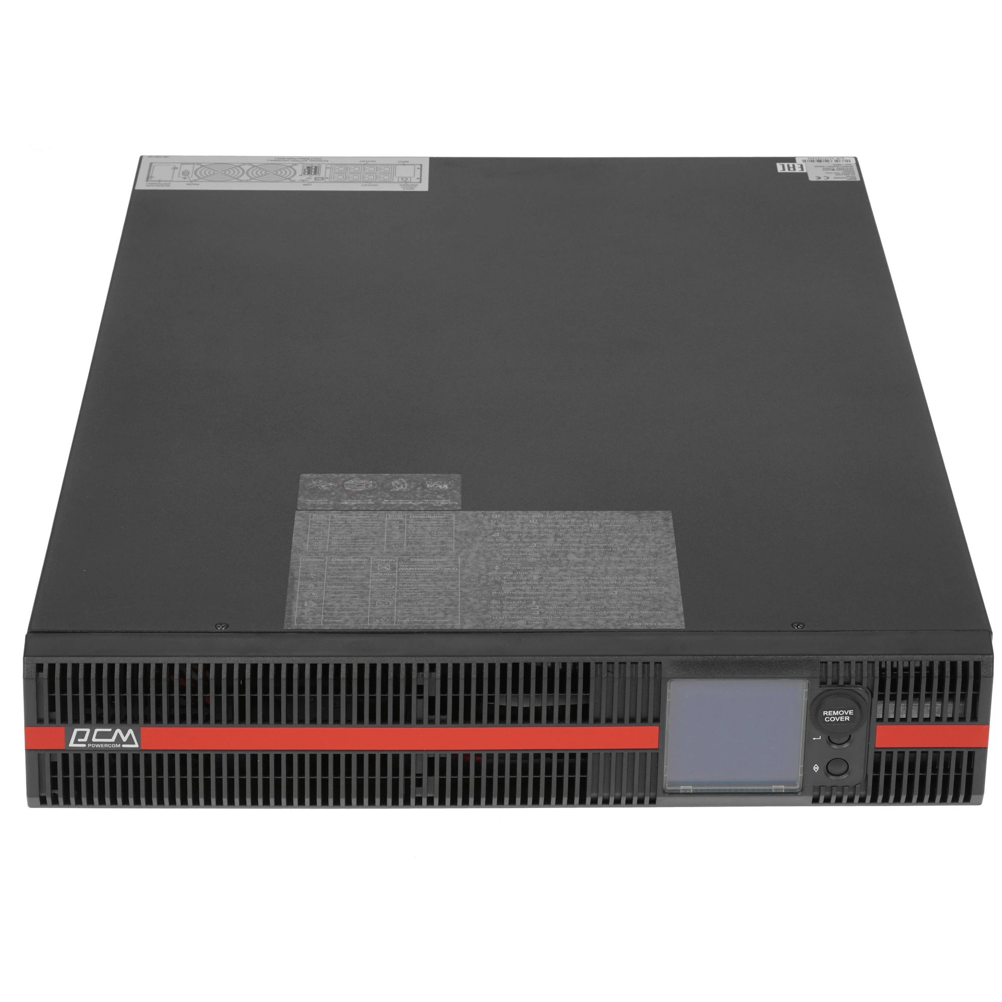 Powercom MACAN SE, On-Line, 3000VA/3000W, Rack/Tower, 8*IEC320-C13, LCD, Serial+USB, SmartSlot, подкл. доп. Батарей (1076119) арт. MRT-3000SE