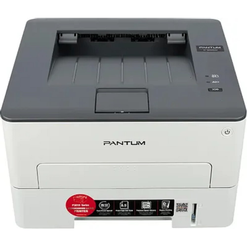Pantum P3010D, Printer, Mono laser, А4, 30 ppm (max 60000 p/mon), 350 MHz, 1200x1200 dpi, 128 MB RAM, Duplex, paper tray 250 pages, USB, start. cartridge 1000 pages (white)