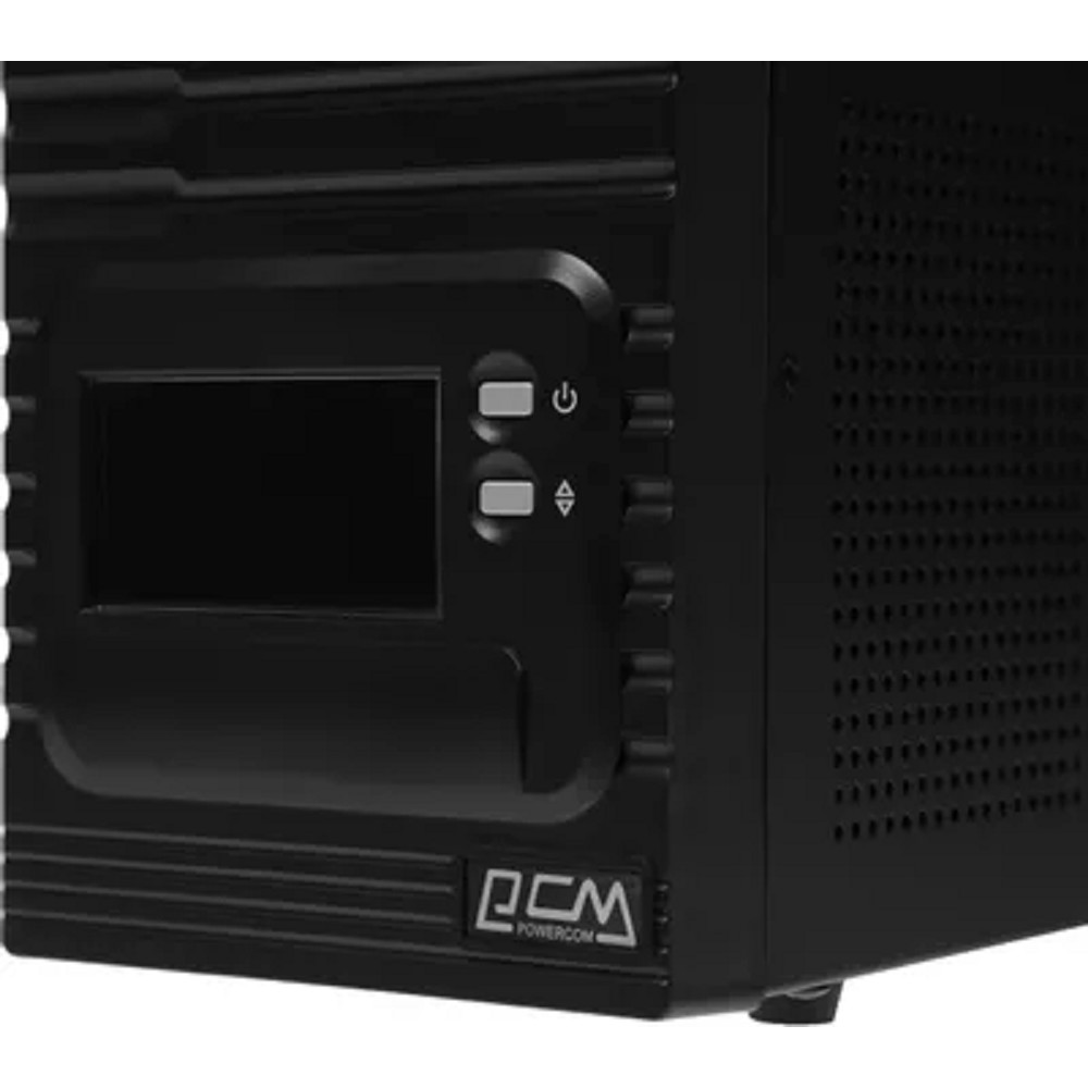 Powercom Smart King Pro+ SPT-2000, Line-Interactive, LCD, 2000VA/1600W, Tower, 8*IEC320-C13+С19, SNMP Slot, black (1152568) арт. SPT-2000-II LCD