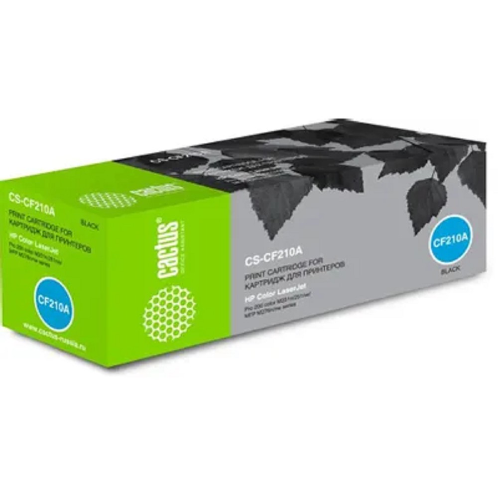 Cactus CS-CF210A CF210A черный (1600стр.) для HP LJ Pro 200 M251/M276