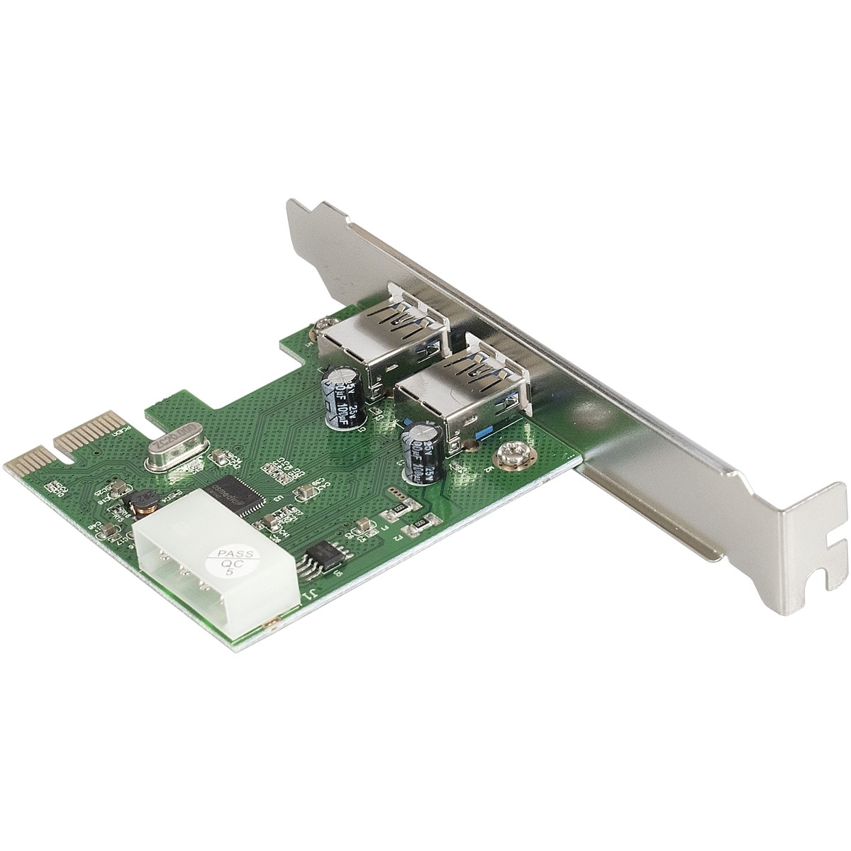Exegate EX283718RUS Контроллер EXE-319 PCI-E 2.0, 2*USB3.0 ext, разъем доп.питания (OEM)