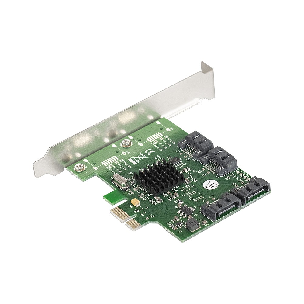 Exegate EX283710RUS Контроллер EXE-503 PCI-E 2.0, SATA3 6Gb/s, 4 int (OEM)