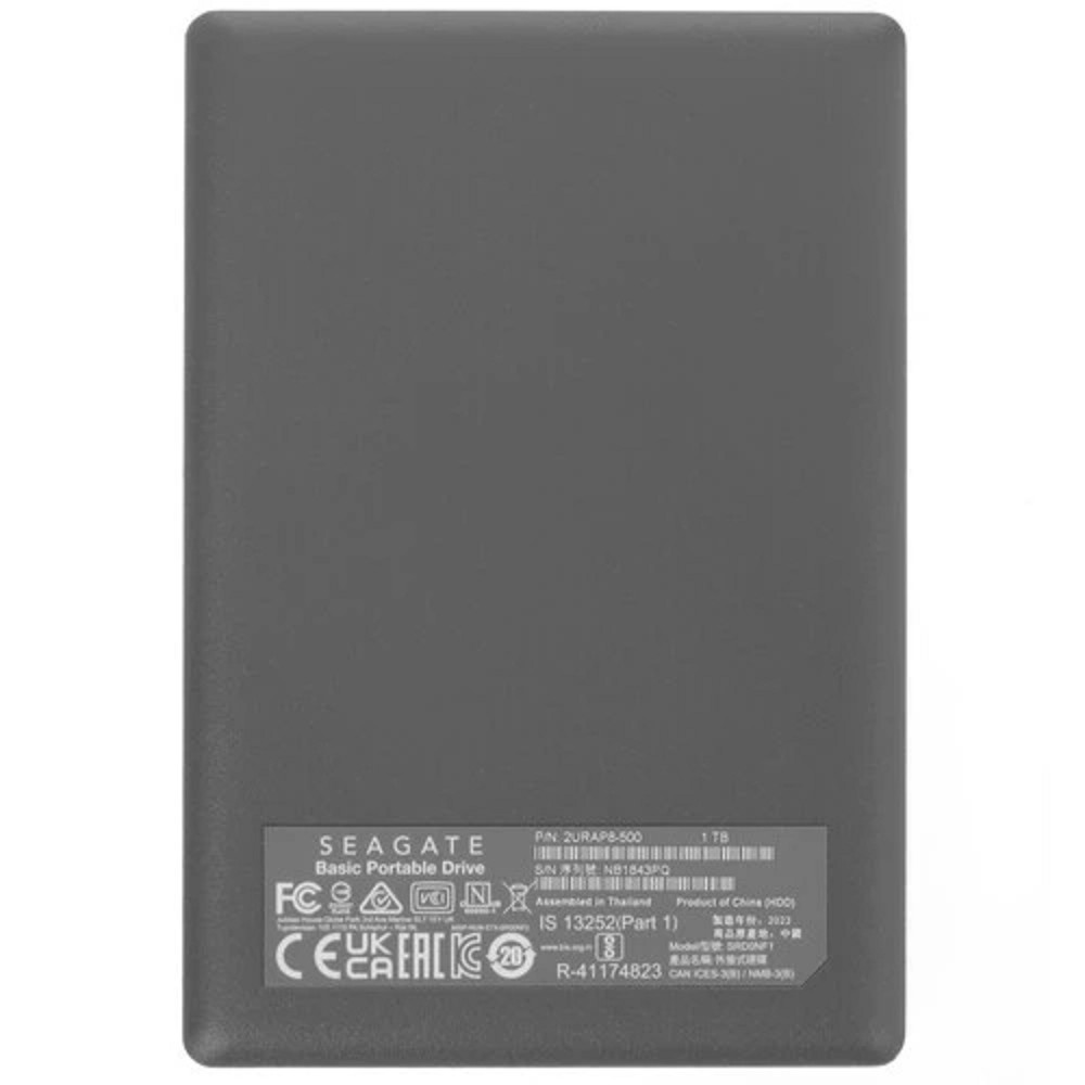 Seagate Portable HDD 1Tb Basic STJL1000400 {USB 3.0, 2.5", Black}