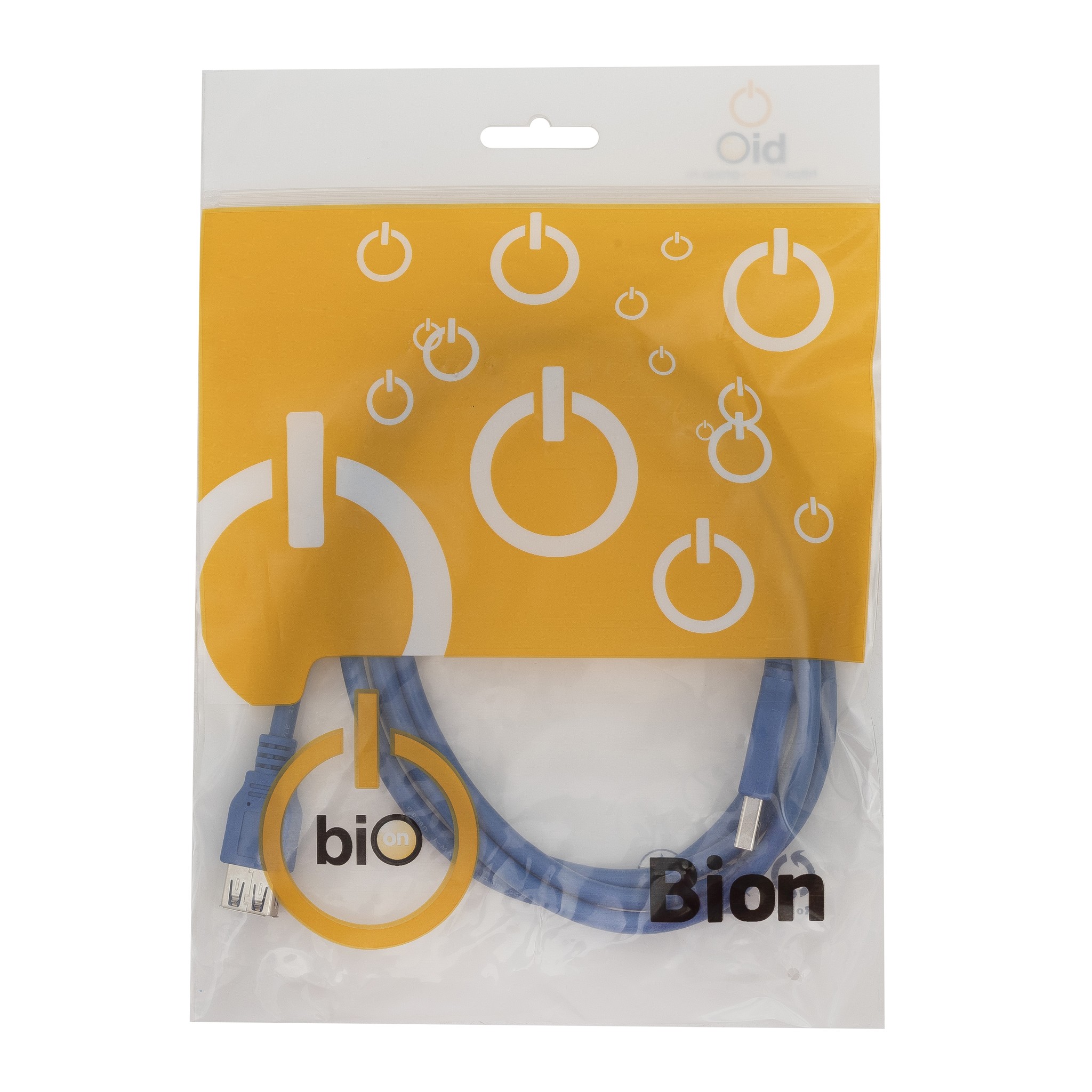 Bion Кабель удлинительный USB 3.0 AM/AF, 1.8 м, позолоченные контакты, синий [BXP-CCP-USB3-AMAF-6] Bion Expert