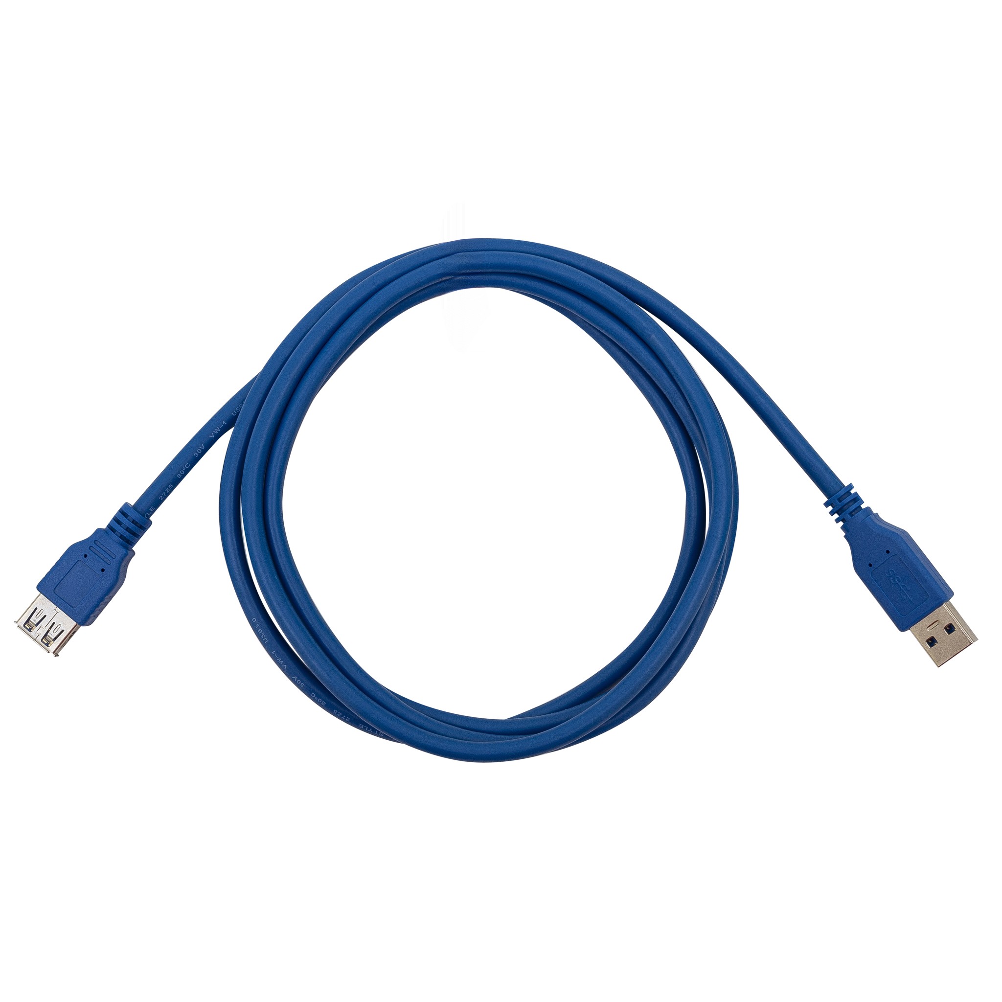 Bion Кабель удлинительный USB 3.0 AM/AF, 1.8 м, позолоченные контакты, синий [BXP-CCP-USB3-AMAF-6] Bion Expert