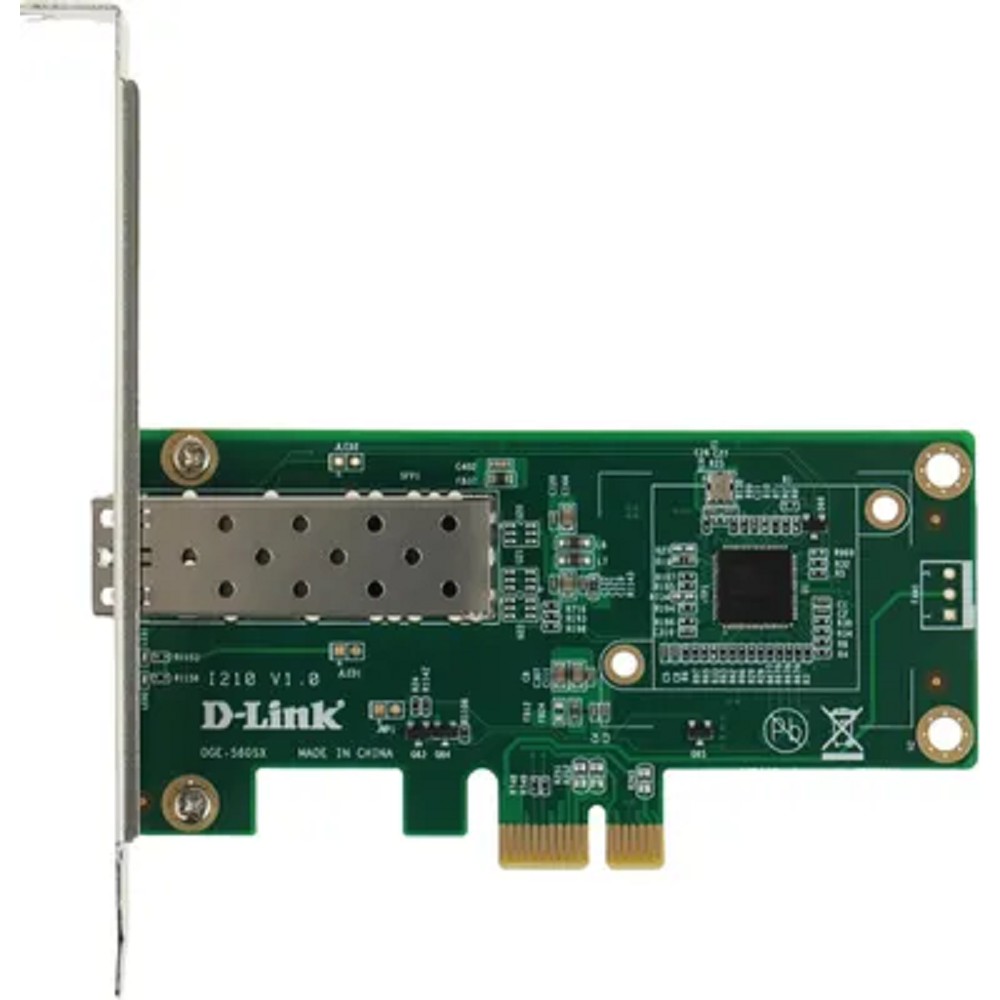 D-Link DGE-560SX/D1A Сетевой PCI Express адаптер с 1 портом 1000Base-X SFP (низкопрофильное крепление в комплекте) D-Link SMB
