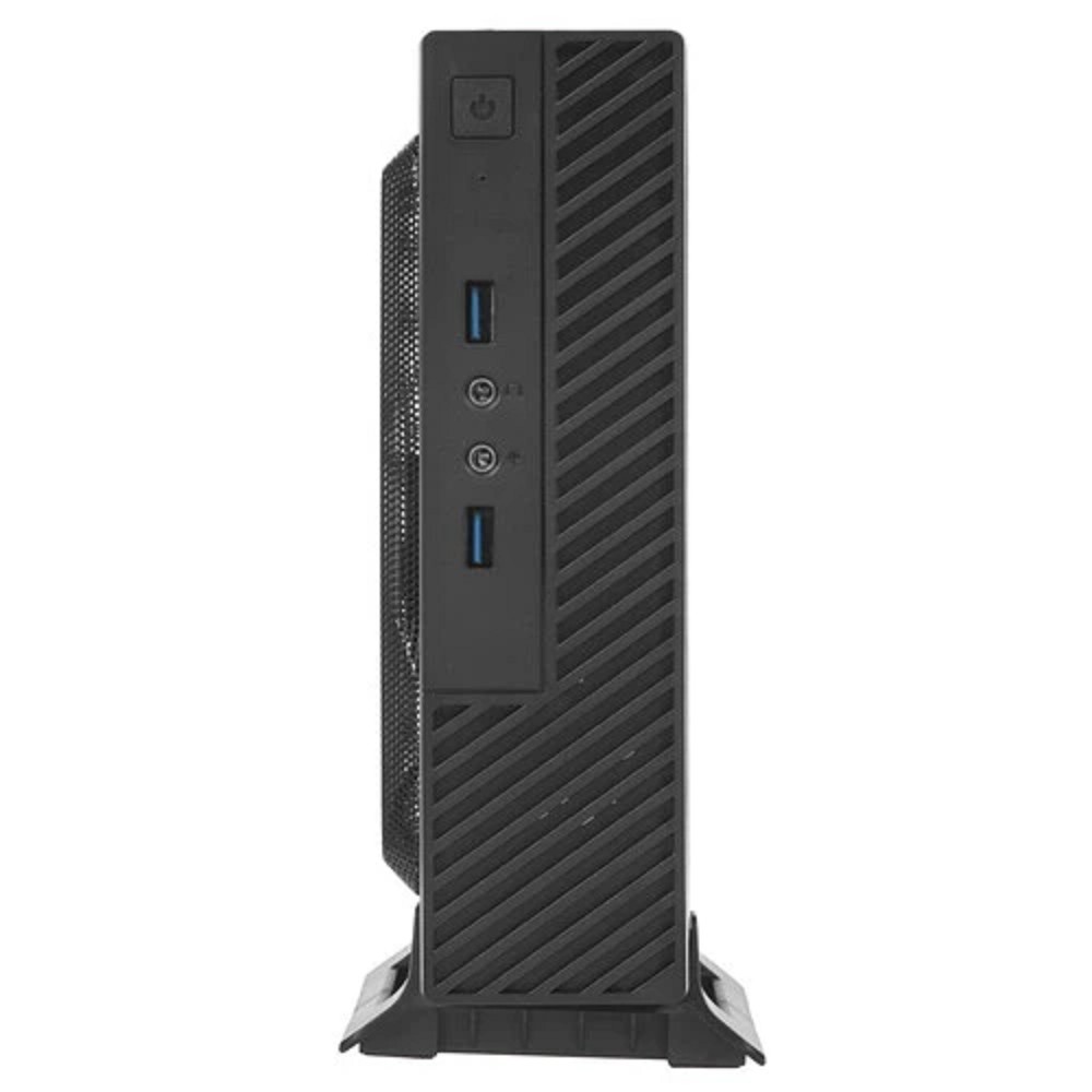 Slim Case Powerman ME100S-BK U3*2, front fan 4cm, HDD frame Upper type+ "L"+"I" types 120W adapter, GM-120 DC-ATX Mini ITX арт. 6133715