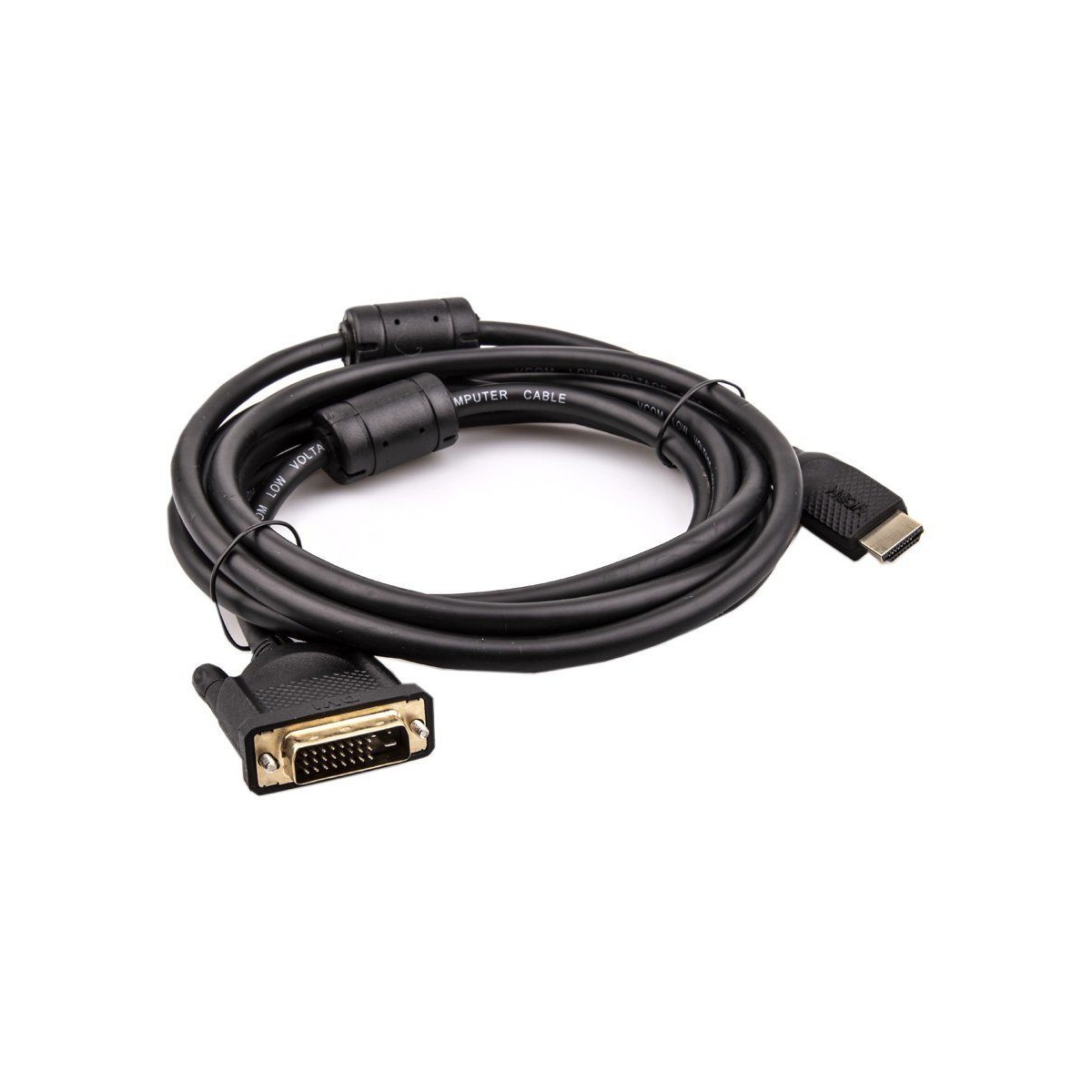 VCOM CG484GD-3M Кабель HDMI AM/DVI(24+1)M, 3м, CU, 1080P@60Hz, 2F, VCOM