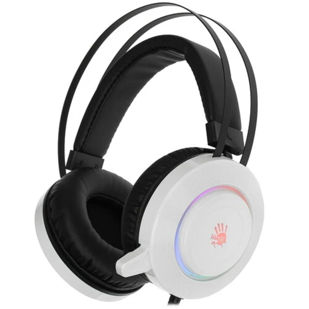 A4 Bloody G521 WHITE 2.3м мониторные USB оголовье A4TECH
