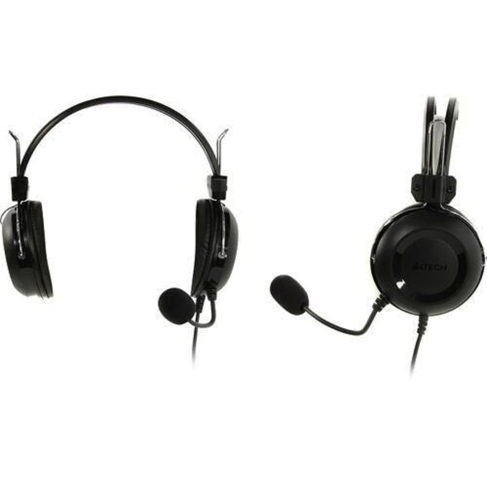 A4 HU-35 черный 2м накладные USB оголовье A4Tech