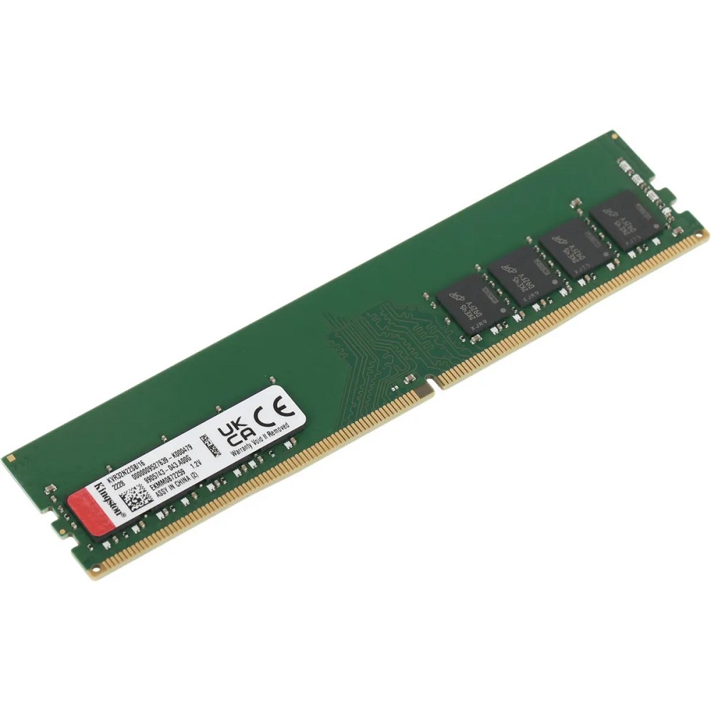 Kingston DDR4 16GB 3200MHz DIMM CL22 1RX8 1.2V 288-pin арт. KVR32N22S8/16
