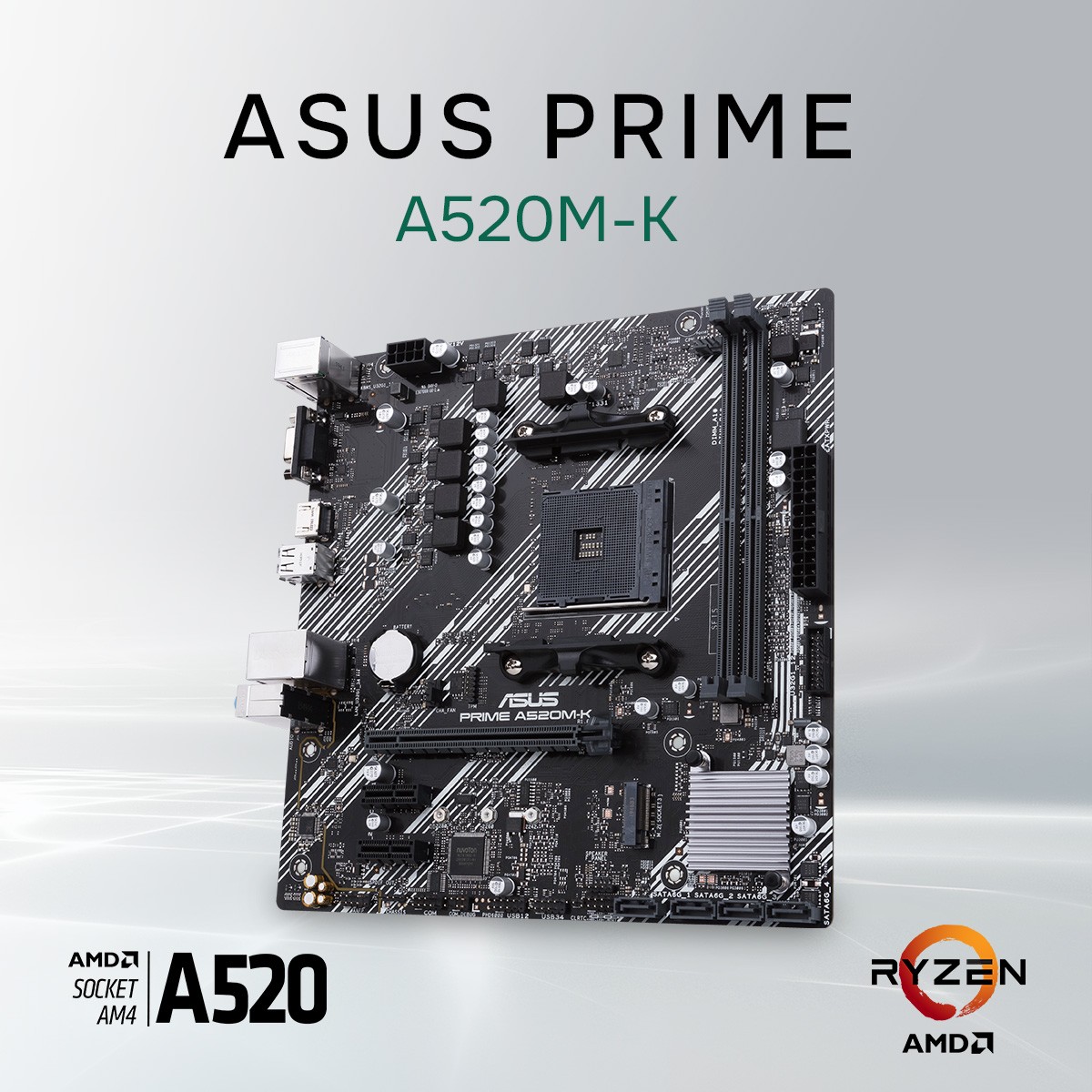 Материнская плата ASUS PRIME A520M-K