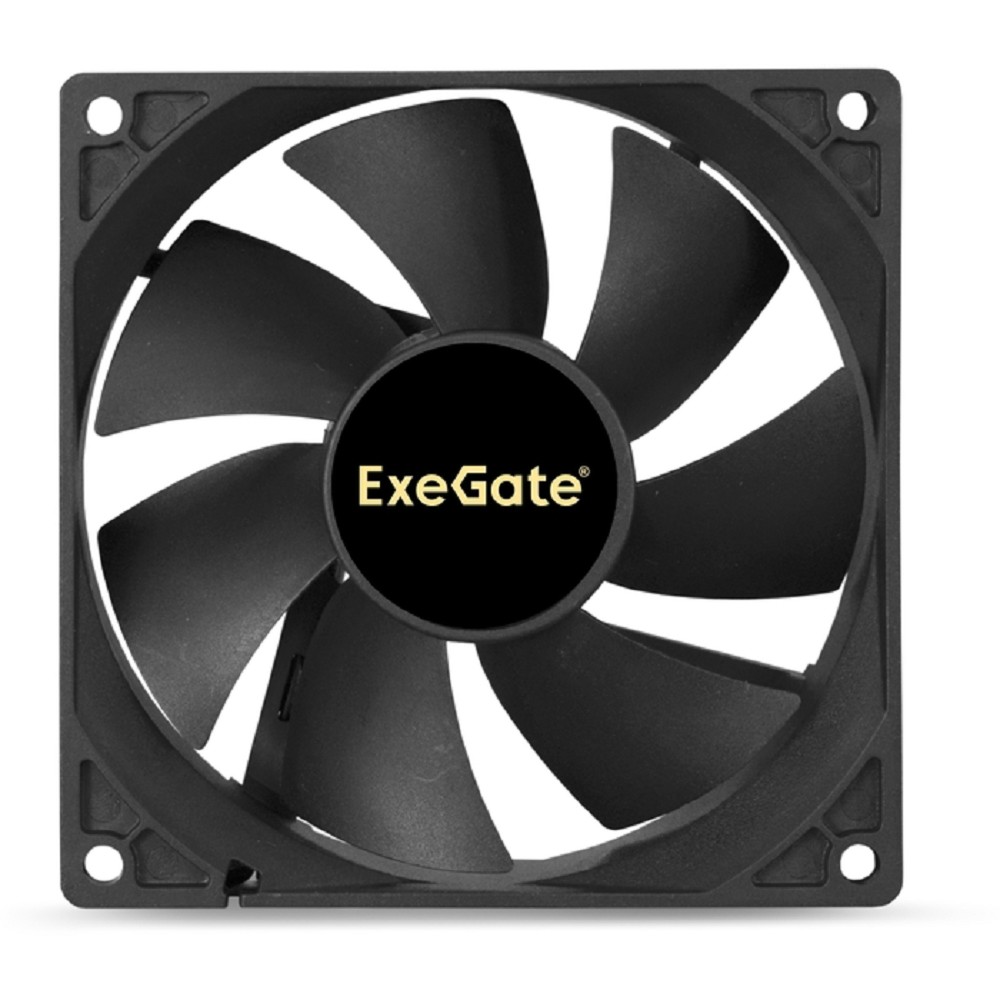 Exegate EX283384RUS Вентилятор ExeGate E09225H4P-PWM, 92x92x25 мм, гидродинамический, 4pin, PWM, 24dBA