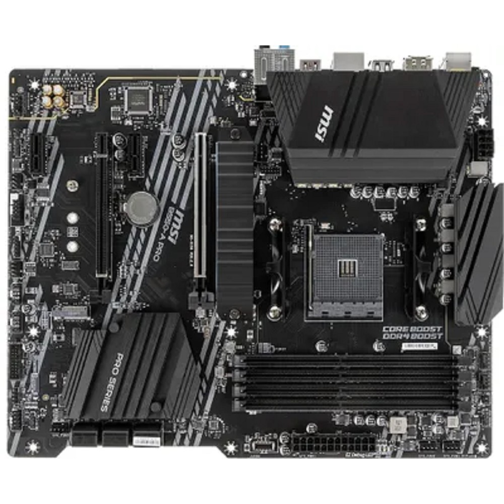 MSI B550-A PRO {Soc-AM4 AMD B550 4xDDR4 ATX AC`97 8ch(7.1) GbLAN RAID+HDMI+DP} MicroStar