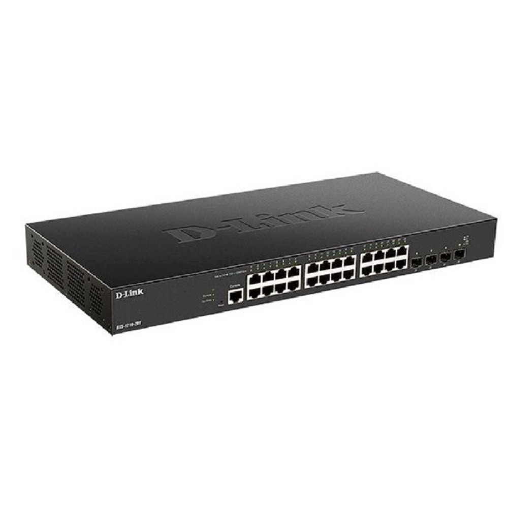D-Link DXS-1210-28T/A1A PROJ Управляемый L2+ коммутатор с 24 портами 10GBase-T и 4 портами 25GBase-X SFP28 D-Link SMB