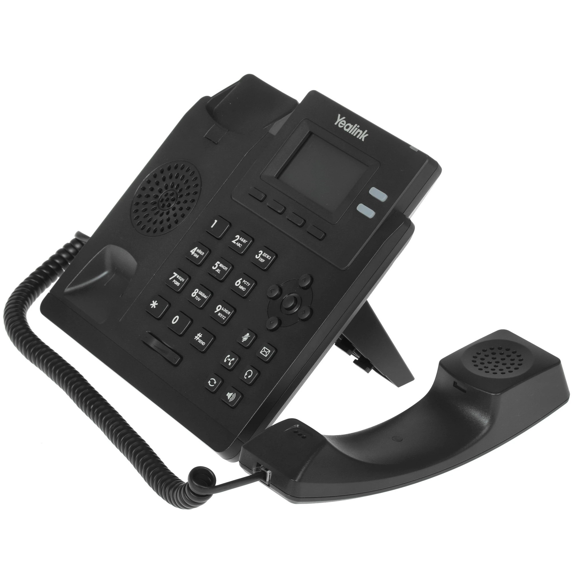 YEALINK SIP-T31, 2 аккаунта, 2.3" LCD-экран 132х64, шт. БП в комплекте