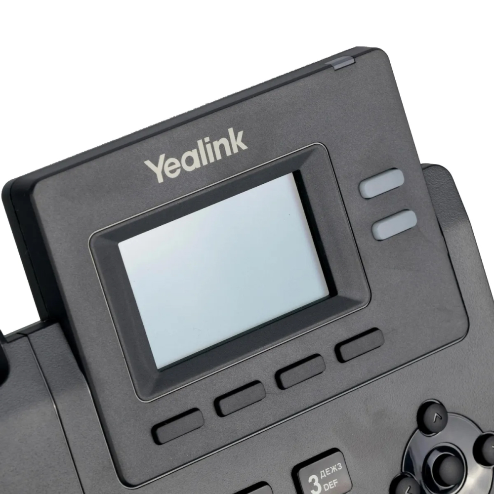 YEALINK SIP-T31P, 2 аккаунта ,2.3" LCD-экран 132х64, PoE, шт. БП в комплекте