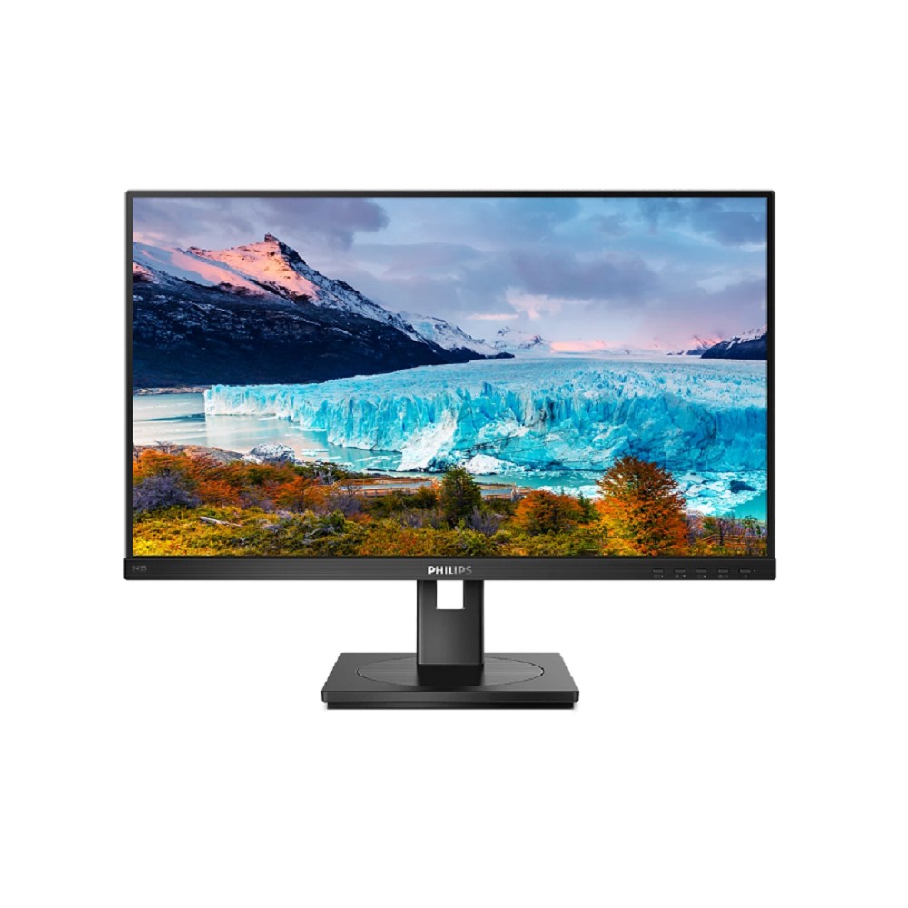 LCD PHILIPS 23.8" 242S1AE черный с поворотом экрана {IPS 1920x1080 75Hz 4ms 178/178 250cd D-Sub DVI HDMI1.4 DisplayPort1.2 Pivot MM} арт. 242S1AE/00