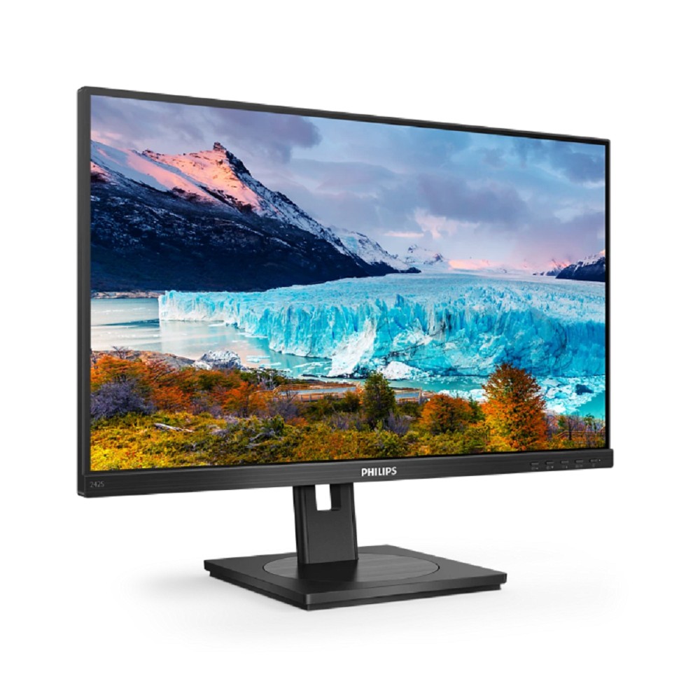 LCD PHILIPS 23.8" 242S1AE черный с поворотом экрана {IPS 1920x1080 75Hz 4ms 178/178 250cd D-Sub DVI HDMI1.4 DisplayPort1.2 Pivot MM} арт. 242S1AE/00