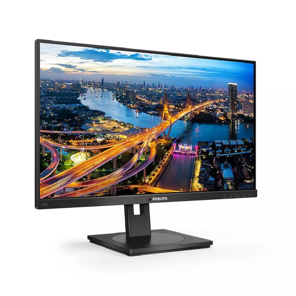 LCD PHILIPS 27" 275B1 черный с поворотом экрана {IPS 2560x1440 75Hz 4ms 178/178 300cd DVI HDMI1.4 DisplayPort1.2 4xUSB3.2 MM} арт. 275B1/00