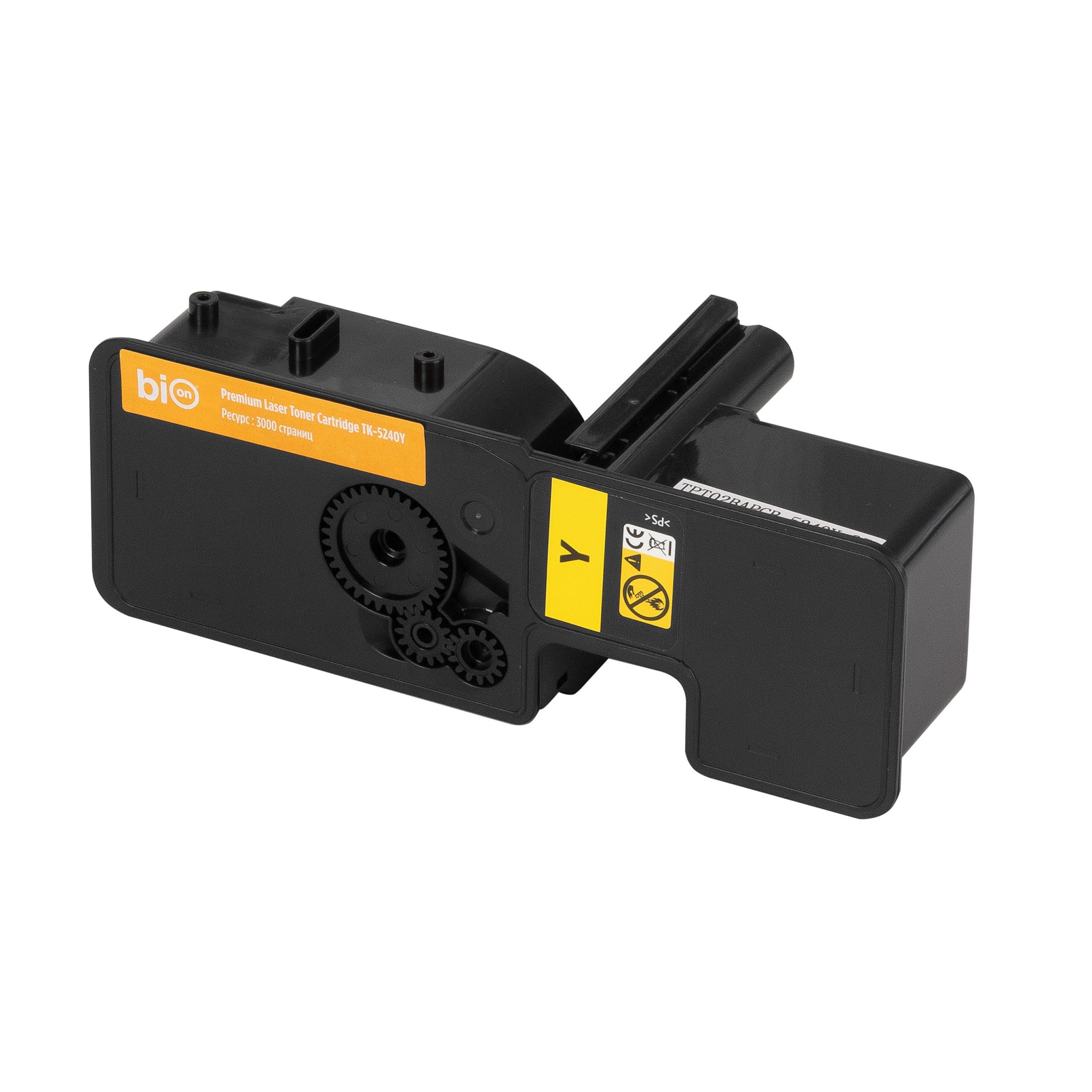 Bion BCR-TK-5240Y Картридж для Kyocera ECOSYS { P5026cdn/P5026cdw/M5526cdn/M5526cdw} (3000 стр.), Желтый, с чипом Bion Cartridge