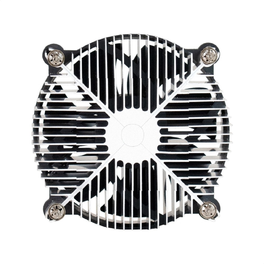 Exegate EX286141RUS Кулер ExeGate EK-11508.PWM (Al, LGA1150/1151/1155/1156/1200, TDP 75W, Fan 90mm, PWM, 1200-2600RPM, Hydro bearing, 4pin, 11-24db, 285г, с термопастой, на винтах, Retail color box)