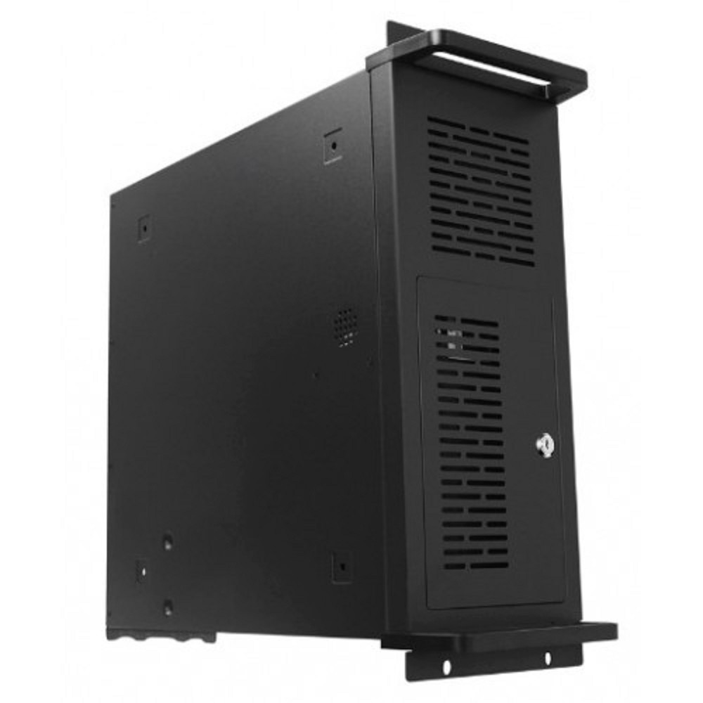 Корпус Inwin TS-4U USB3.0*2; Front fan 12cm*1; Rear fan 6cm*2; dust filter on the front door, intrusion switch, Add Self-adhesive type strong wiring fixing base; rails [6141299]