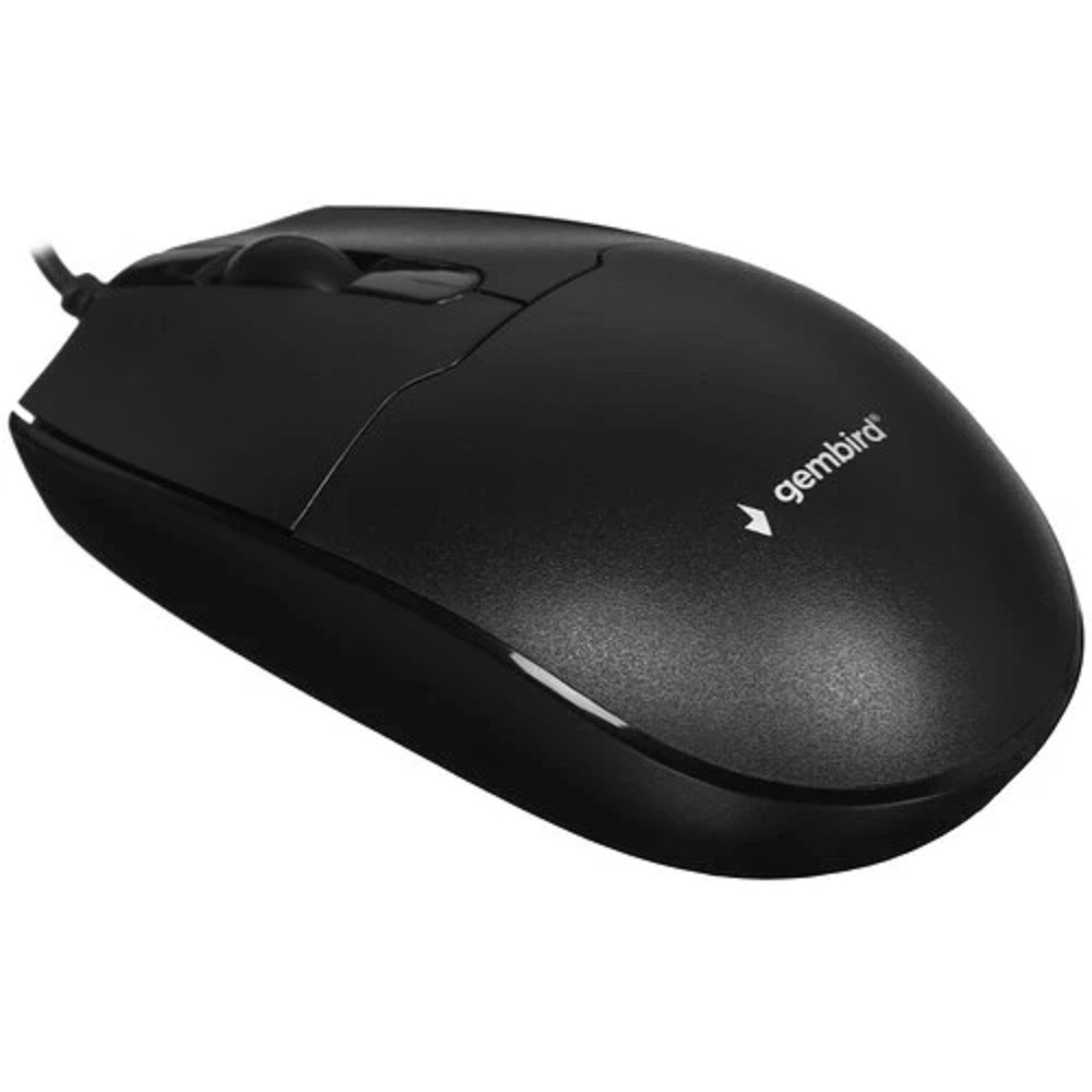 Gembird MOP-425 {Мышь, USB, черный, 2кн.+колесо-кнопка, 1000 DPI, кабель 1.8м} [MOP-425]