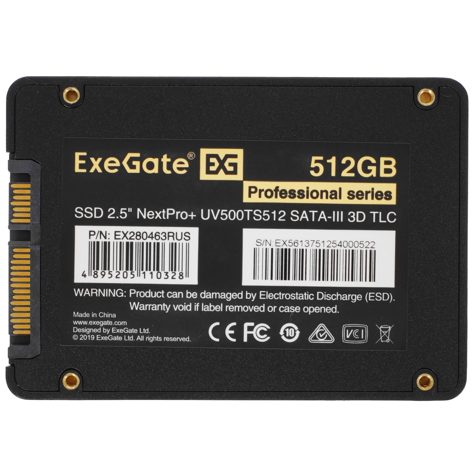 ExeGate SSD 512GB Next Pro+ Series EX280463RUS {SATA3.0}
