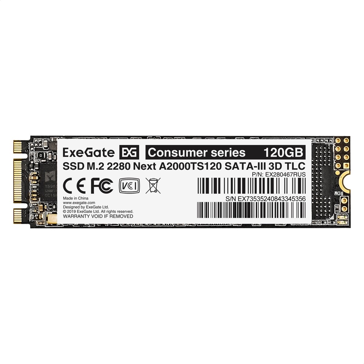 ExeGate SSD M.2 120GB Next Series EX280467RUS