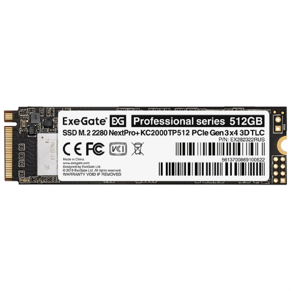 ExeGate SSD M.2 512GB Next Pro+ Series EX282322RUS