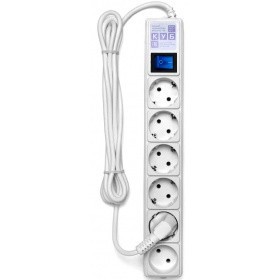 Сетевой фильтр Powercube SPG6-16-5M 5м (6 розеток) белый (коробка)