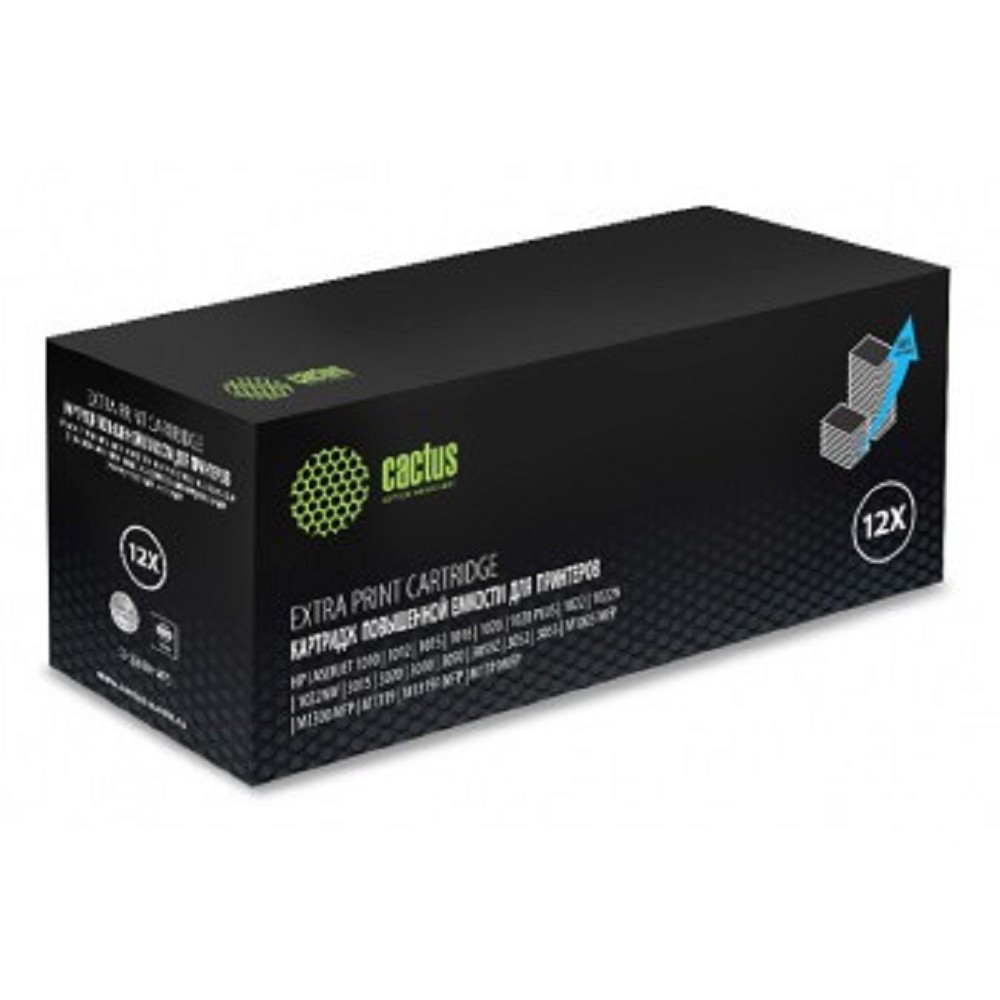 Cactus CS-Q2612X-MPS Q2612X черный (3000стр.) для HP LJ 1010/1012/1015/1018/1020