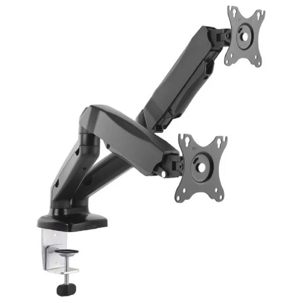 ONKRON G160 чёрный {Для двух экранов с диагональю 13"-32" Допустимая нагрузка: 2 x (2-8 кг) VESA: 75x75, 100x100 мм} арт. 4603726156837