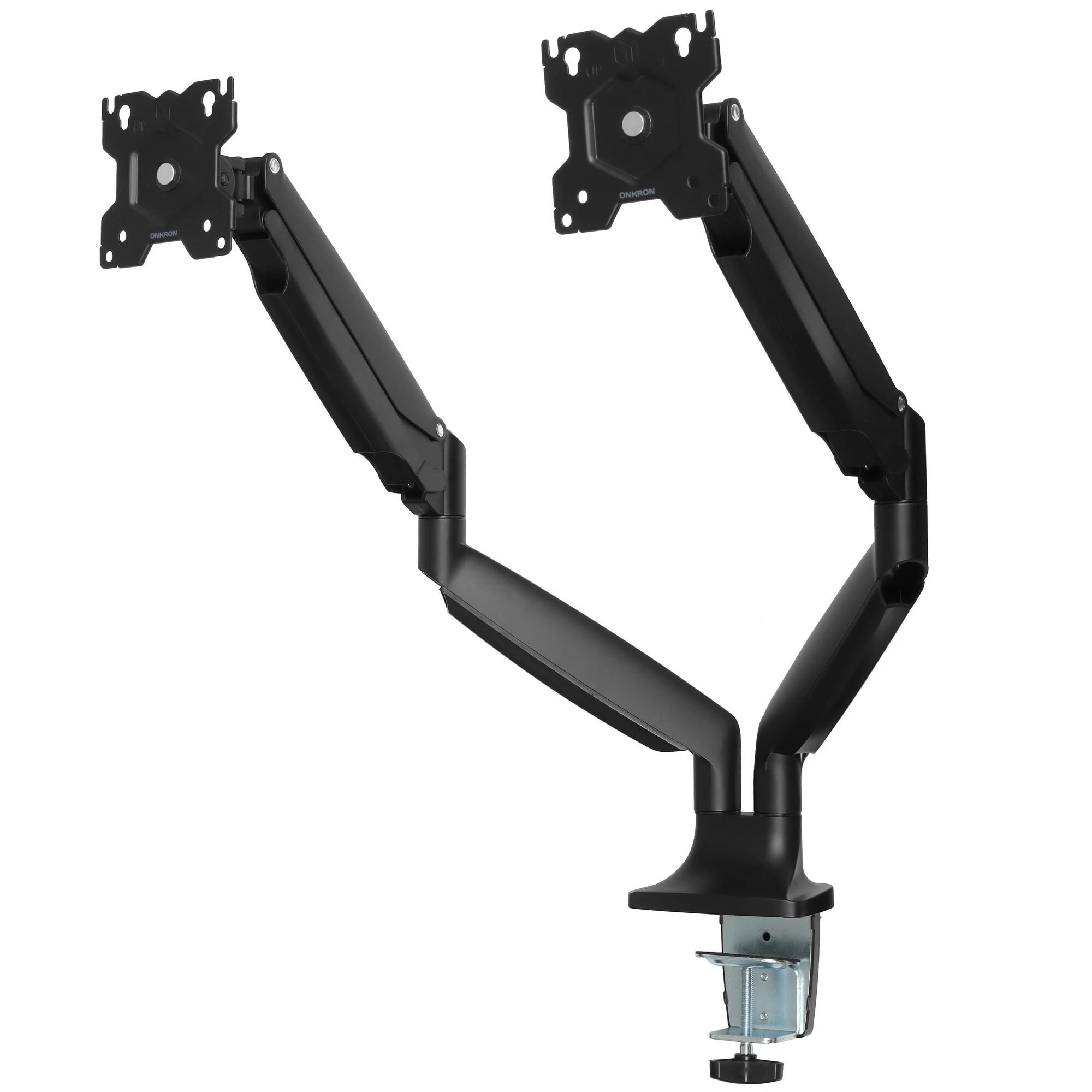 ONKRON G200 чёрный {Для двух экранов с диагональю 13"-32" Допустимая нагрузка: 2 x (1- 9 кг) VESA: 75x75, 100x100 мм} арт. 4603728440613
