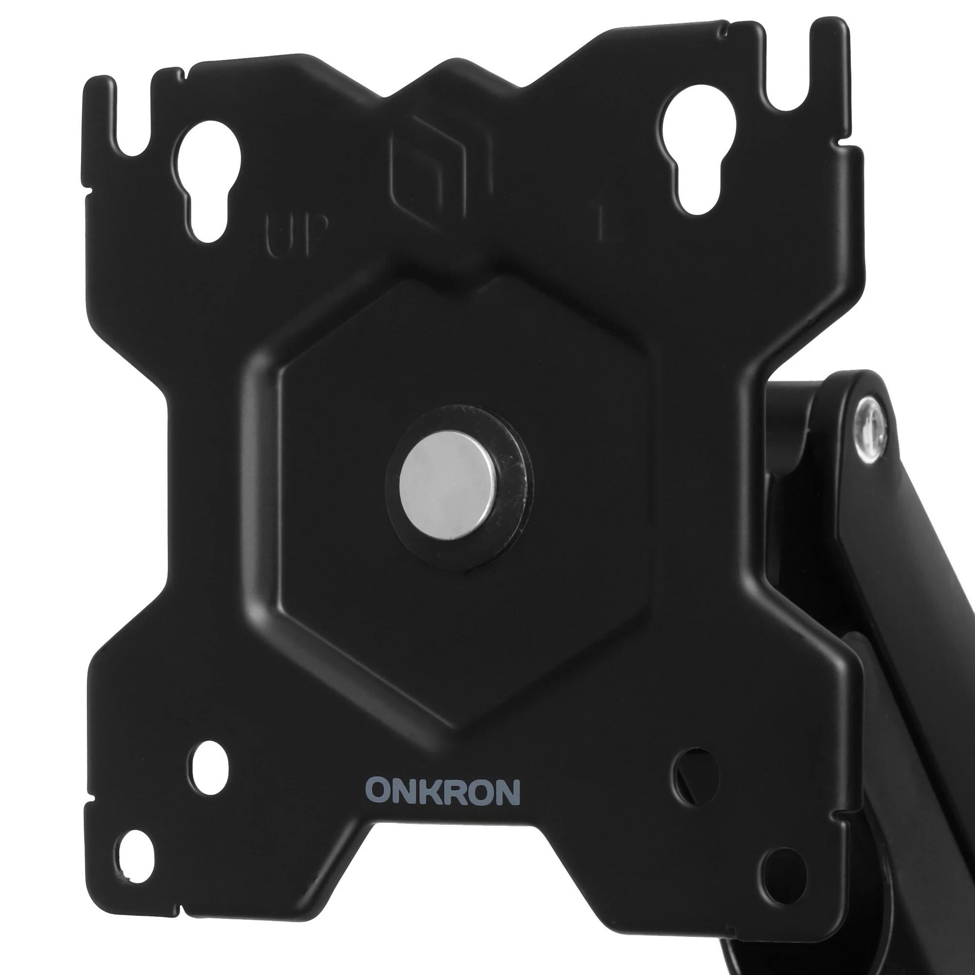 ONKRON G200 чёрный {Для двух экранов с диагональю 13"-32" Допустимая нагрузка: 2 x (1- 9 кг) VESA: 75x75, 100x100 мм} арт. 4603728440613