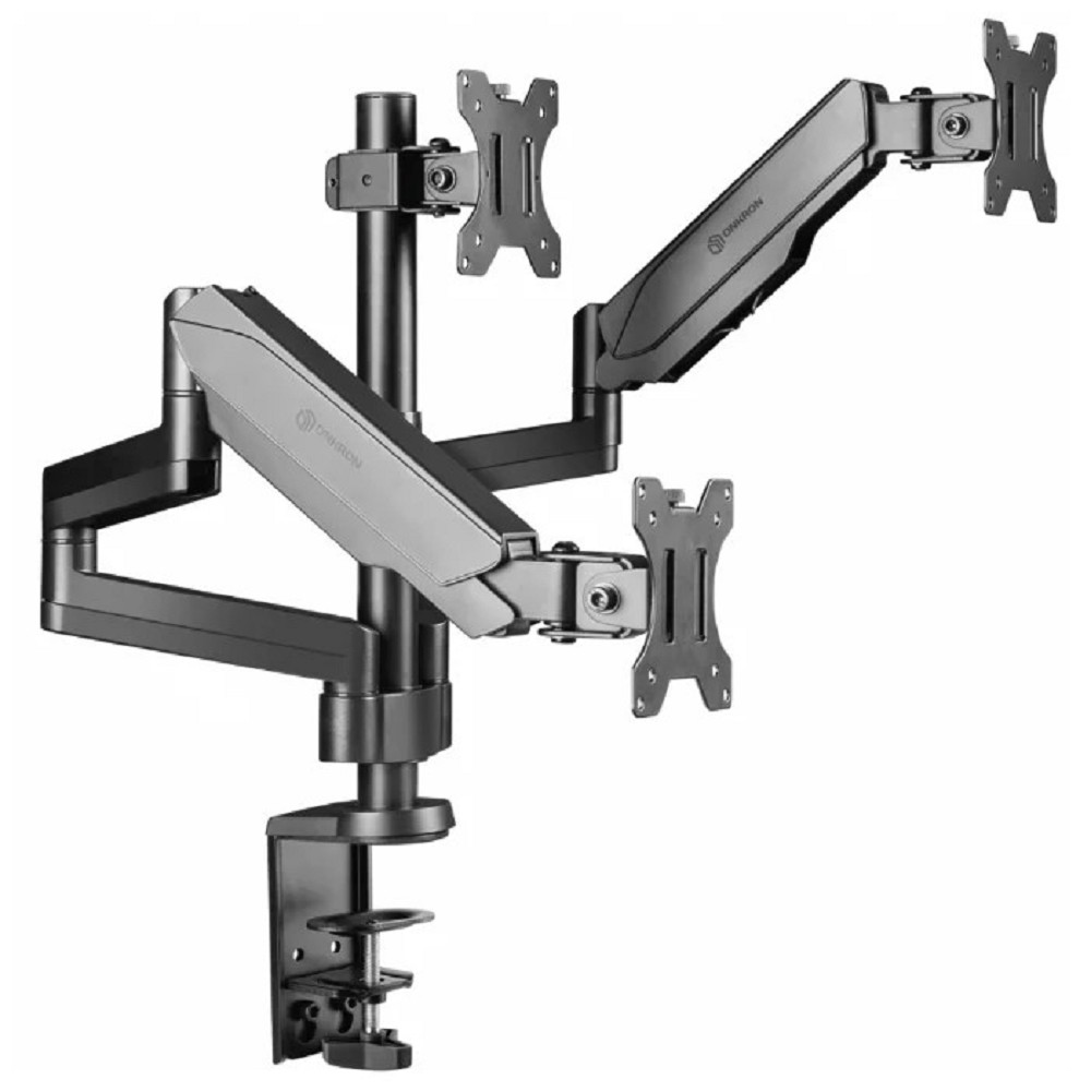 ONKRON G280 чёрный {Для трех экранов с диагональю 13"-32" Допустимая нагрузка: 3 x (1-8 кг) VESA: 75x75, 100x100 мм} арт. 4603728441528