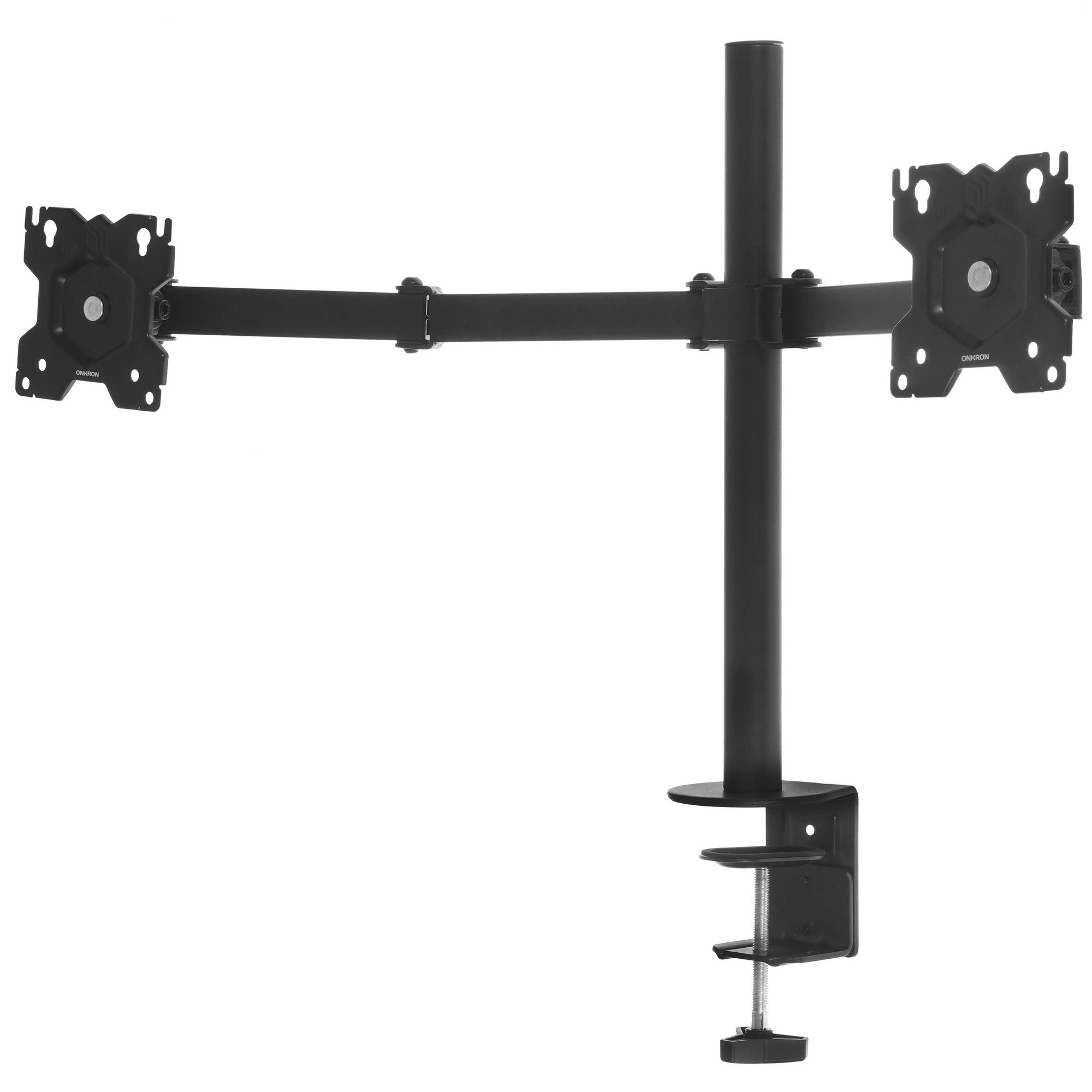 ONKRON D221E чёрный {Для экранов с диагональю 10"-32" каждый Максимальная нагрузка: 18кг (2х9кг) VESA: 75x75, 100х100мм} арт. 4603726156011