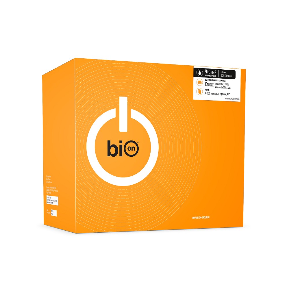 Bion 101R00474 Драм-картридж(блок фотобарабана) для Xerox Phaser 3052/3260, WorkCentre 3215NI/3225 (10000 стр.), с чипом Bion Cartridge арт. BCR-101R00474