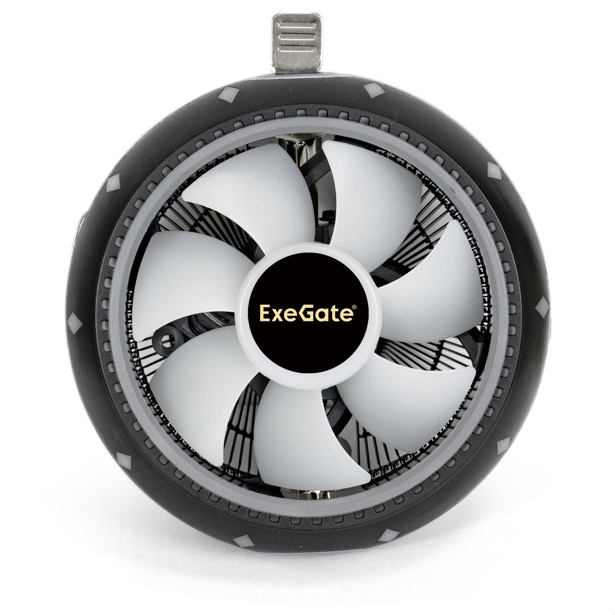 Exegate EX286156RUS Кулер ExeGate Dark Magic EE126M-PWM.RGB (Al black coating, LGA775/1150/1151/1155/1156/1200/1700/AM2/AM2+/AM3/AM3+/AM4/FM1/FM2/754/939/940,TDP100W,Fan120mm,PWM, 900-2000RPM, Hydro b