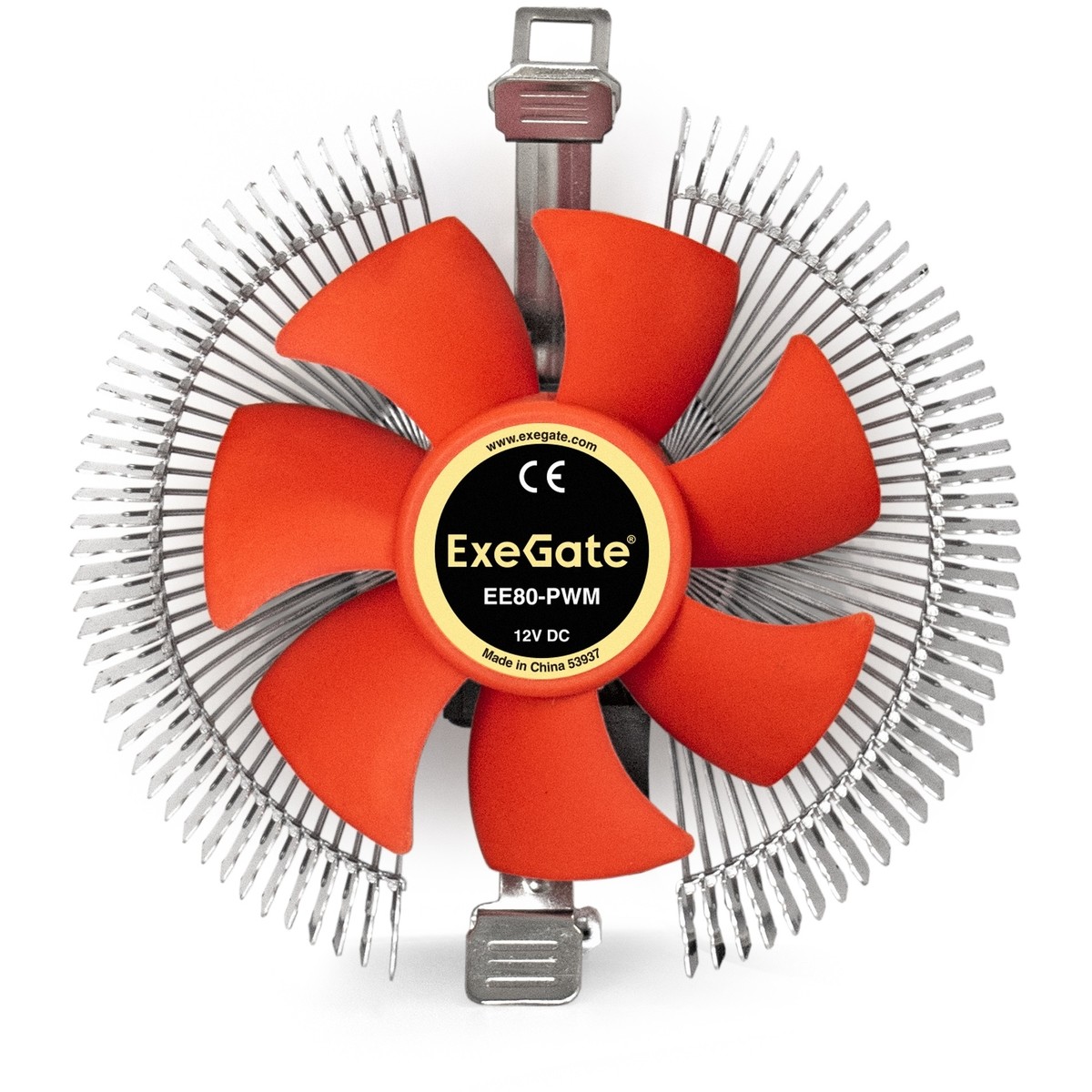 Exegate EX286145RUS Кулер ExeGate EE80-PWM (Al, LGA775/1150/1151/1155/1156/1200/1700/A­M2/AM2+/AM3/AM3+/AM4/FM1/FM2/754/9, TDP 65W, Fan 80mm, PWM, 800-2400RPM, Hydro bearing, 4pin, 11-24db, 205г, с те