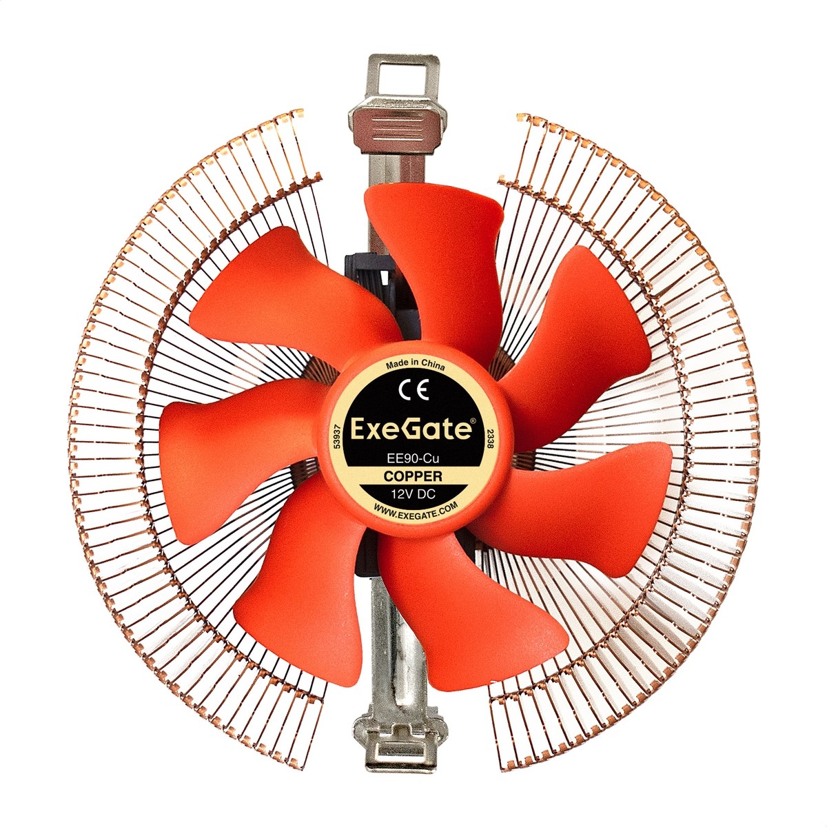 Exegate EX286151RUS Кулер ExeGate EE90-Cu (Al+Copper, LGA775/1150/1151/1155/1156/1200/AM2/AM2+/AM3/AM3+/AM4/FM1/FM2/754/939/940, TDP 80W, Fan 90mm, 2200RPM, Hydro bearing, 3pin, 22db, 265г, с термопас